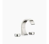 Dornbracht CYO Mélangeur de lavabo à trois trous avec garniture d'écoulement, sans élément de design, saillie 133mm, 20710811-06, 20710811-06, Colorazione: Platino Opaco