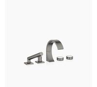 Dornbracht CYO Mitigeur de bain à cinq trous pour montage sur bord de baignoire ou de carrelage, saillie 167mm, 27523811-99, 27523811-99, Colorazione: scuro Platino opaco