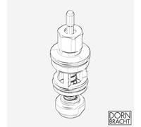 Dornbracht deviatore per gruppo monocomando da incasso con deviazione, 9021340810090, Tara. []