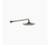 Doccia a pioggia Dornbracht con attacco a parete, sporgenza 450 mm, doccia a pioggia 220 mm, 28649070, Colorazione: Platino Opaco