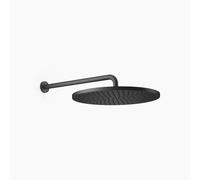 Doccia a pioggia Dornbracht con attacco a parete, sporgenza 450 mm, doccia a pioggia 400 mm, 28659070, Colorazione: Nero opaco