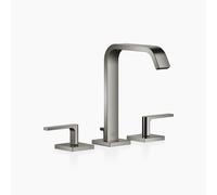 Dornbracht IMO Mélangeur de lavabo à trois trous, avec garniture d'écoulement, saillie 165mm, 20713671-19, 20713671-19, Colorazione: Cromo scuro