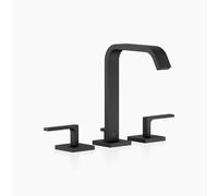 Dornbracht IMO Mélangeur de lavabo à trois trous, avec garniture d'écoulement, saillie 165mm, 20713671-33, 20713671-33, Colorazione: Nero opaco