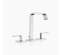 Dornbracht IMO Mélangeur de lavabo à trois trous, avec garniture d'écoulement, saillie 165mm, 20713671-93, 20713671-93, Colorazione: Cromo Opaco