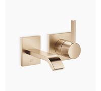 Dornbracht IMO Mitigeur monocommandé mural pour lavabos, avec garniture d'écoulement, saillie 170mm, 36861671-27, 36861671-27, Colorazione: Oro chiaro spazzolato