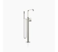 Dornbracht IMO Mitigeur monocommandé pour bain, avec tube de trop-plein pour montage indépendant, avec garniture de douche flexible, 25863671-06, 25863671-06, Colorazione: Platino Opaco