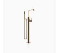 Dornbracht IMO Mitigeur monocommandé pour bain, avec tube de trop-plein pour montage indépendant, avec garniture de douche flexible, 25863671-27, 25863671-27, Colorazione: Oro chiaro spazzolato