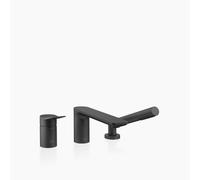 Dornbracht LISSÉ Mitigeur monocommandé pour baignoire à trois trous pour montage sur bord de baignoire ou de carrelage, 27412845-33, 27412845-33, Colorazione: Nero opaco