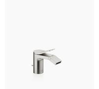 Dornbracht LISSÉ Mitigeur monocommandé pour bidets avec garniture d'écoulement, saillie 123mm, 33600845-06, 33600845-06, Colorazione: Platino Opaco