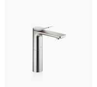 Dornbracht LISSÉ Mitigeur monocommandé pour lavabo avec pied surélevé, sans vidage, saillie 130mm, 33526845-06, 33526845-06, Colorazione: Platino Opaco