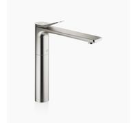 Dornbracht LISSÉ Mitigeur monocommandé pour lavabo avec pied surélevé, sans vidage, saillie 215mm, 33537845-06, 33537845-06, Colorazione: Platino Opaco