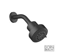 Dornbracht Lissé set soffione doccia, 3 tipi di getto, 28508979-33, Lissé; Meta; Tara.; VAIA; Universal nero opaco [Rubinetteria Bagno > Soffioni Doccia]