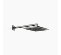 Dornbracht LULU douche de pluie avec raccord mural, projection 450 mm, 28786710-99, 28786710-99, Colorazione: scuro Platino opaco
