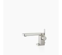 Dornbracht LULU Mitigeur monocommandé pour lavabos avec garniture d'écoulement, saillie 155mm, 33500710-06, 33500710-06, Colorazione: Platino Opaco