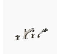 Dornbracht MADISON Mitigeur de bain à 4 trous pour montage sur bord de baignoire, saillie 225mm, 27502360-06, 27502360-06, Colorazione: Platino Opaco