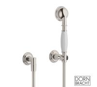 Dornbracht Madison set doccia con presa d'acqua e supporto, 1 tipo di getto, 27803361-06, Madison platino opaco [Rubinetteria Bagno > Set Doccia]