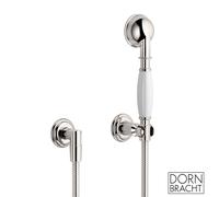 Dornbracht Madison set doccia con presa d'acqua e supporto, 1 tipo di getto, 27803361-08, Madison platino [Rubinetteria Bagno > Set Doccia]