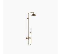 Dornbracht MADISON Showerpipe avec mitigeur de douche, sans douchette à main, saillie de la douchette à main 420mm, 26632360-39, 26632360-39, Colorazione: Ottone scuro spazzolato