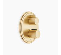 Dornbracht MADISON thermostat encastré avec contrôle de débit à deux voies, 36426977-28, 36426977-28, Colorazione: ottone spazzolato