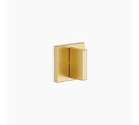 Dornbracht MEM inverseur encastré à deux voies, rosace 60x60mm, 36200782-28, 36200782-28, Colorazione: ottone spazzolato