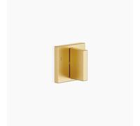 Dornbracht MEM inverseur trois voies encastré, rosace 60x60mm, 36210782-28, 36210782-28, Colorazione: ottone spazzolato