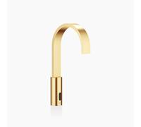 Dornbracht MEM Mitigeur de lavabo, fonction ouverture/fermeture électrique, alimentation par pile/réseau, sans vidage, saillie 165mm, 44521782-28, 44521782-28, Colorazione: ottone spazzolato