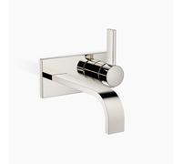 Dornbracht MEM Mitigeur monocommandé mural pour lavabos avec plaques de recouvrement, sans vidage, saillie 207mm, 36864782-08, 36864782-08, Colorazione: platino