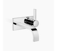 Dornbracht MEM Mitigeur monocommandé mural pour lavabos avec plaques de recouvrement, sans vidage, saillie 207mm, 36864782-00, 36864782-00, Colorazione: cromo