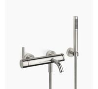 Dornbracht META mitigeur monocommande de baignoire pour montage mural, avec ensemble de douche, saillie 202 mm, 33233660-06, 33233660-06, Colorazione: Platino Opaco