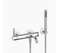 Dornbracht META mitigeur monocommande de baignoire pour montage mural, avec ensemble de douche, saillie 202 mm, 33233660-00, 33233660-00, Colorazione: cromo