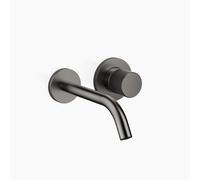 Dornbracht META Mitigeur monocommandé mural pour lavabos sans vidage, saillie 190mm, bec fixe, 36860664-99, 36860664-99, Colorazione: Platino scuro spazzolato