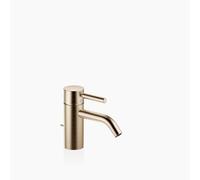 Dornbracht META Mitigeur monocommandé pour lavabo avec vidage, saillie 125mm, avec structure à facettes, 33505660-27, 33505660-27, Colorazione: Oro chiaro spazzolato