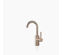 Dornbracht META Mitigeur monocommandé pour lavabos sans vidage, saillie 123mm, bec orientable 360, 33525661-42, 33525661-42, Colorazione: bronzo spazzolato