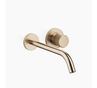 Dornbracht META PURE Mitigeur mural de lavabo sans vidage, saillie 250mm, bec fixe, 36861664-27, 36861664-27, Colorazione: Oro chiaro spazzolato
