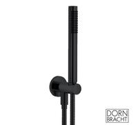 Dornbracht Meta set doccia con presa d'acqua e supporto, 1 tipo di getto, 27802660-33, Meta; Tara.; VAIA; Universal nero opaco [Rubinetteria Bagno > Set Doccia]