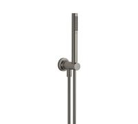 Dornbracht Meta set doccia con presa d'acqua e supporto, 1 tipo di getto, 27802660-99, Meta; Tara.; VAIA; Universal dark platinum opaco [Rubinetteria Bagno > Set Doccia]