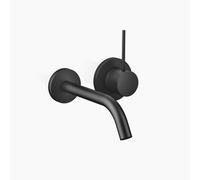 Dornbracht META SLIM Mélangeur monocommande mural pour lavabo sans vidage, saillie 190 mm, bec fixe, 36860662-33, 36860662-33, Colorazione: Nero opaco