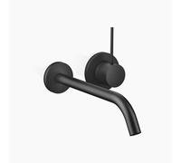 Dornbracht META SLIM Mélangeur monocommande mural pour lavabo sans vidage, saillie 250 mm, bec fixe, 36861662-33, 36861662-33, Colorazione: Nero opaco
