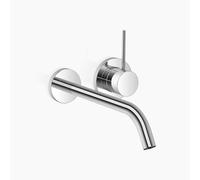 Dornbracht META SLIM Mélangeur monocommande mural pour lavabo sans vidage, saillie 250 mm, bec fixe, 36861662-00, 36861662-00, Colorazione: cromo