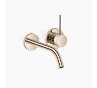 Dornbracht META SLIM Mitigeur mural de lavabo sans vidage, saillie 190mm, bec fixe, 36860662-26, 36860662-26, Colorazione: Oro chiaro