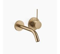 Dornbracht META SLIM Mitigeur mural de lavabo sans vidage, saillie 190mm, bec fixe, 36860662-39, 36860662-39, Colorazione: Ottone scuro spazzolato