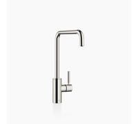 Dornbracht META Square robinet de cuisine, mitigeur monocommande, saillie 235mm, pour douchette/douche professionnelle, 33826861-08, 33826861-08, Colorazione: platino
