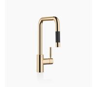 Dornbracht Meta Square rubinetto da cucina, estraibile, orientabile, 33870861-09, Meta Square ottone [Rubinetti da Cucina]