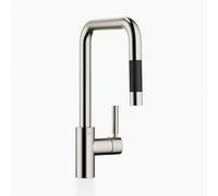 Dornbracht Meta Square rubinetto da cucina, estraibile, orientabile, 33870861-06, Meta Square platino opaco [Rubinetteria da Cucina > Rubinetti da Cucina]