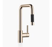 Dornbracht Meta Square rubinetto da cucina, estraibile, orientabile, 33870861-47, Meta Square champagne [Rubinetteria da Cucina > Rubinetti da Cucina]