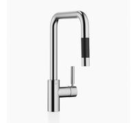 Dornbracht Meta Square rubinetto da cucina, estraibile, orientabile, 33870861-93, Meta Square cromo spazzolato [Rubinetteria da Cucina > Rubinetti da Cucina]