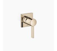Dornbracht mitigeur monocommandé encastré avec plaques de recouvrement 80x80mm, 36060670-47, 36060670-47, Colorazione: Champagne