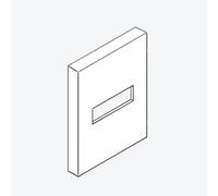 Dornbracht rosetta per bocca lavabo a parete MEM, 90277803800-06, MEM platino opaco [Rubinetteria Bagno > Ricambi Rubinetteria Bagno]