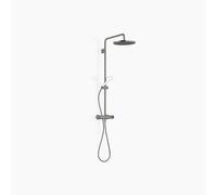 Dornbracht Showerpipe avec thermostat de douche sans douchettes à main, saillie douche à main 450mm, douche de tête 300mm, 34460979-99, 34460979-99, Colorazione: scuro Platino opaco