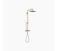 Dornbracht Showerpipe avec thermostat de douche sans douchettes à main, saillie douche à main 450mm, douche de tête 300x240mm, 34459980-39, 34459980-39, Colorazione: Ottone scuro spazzolato